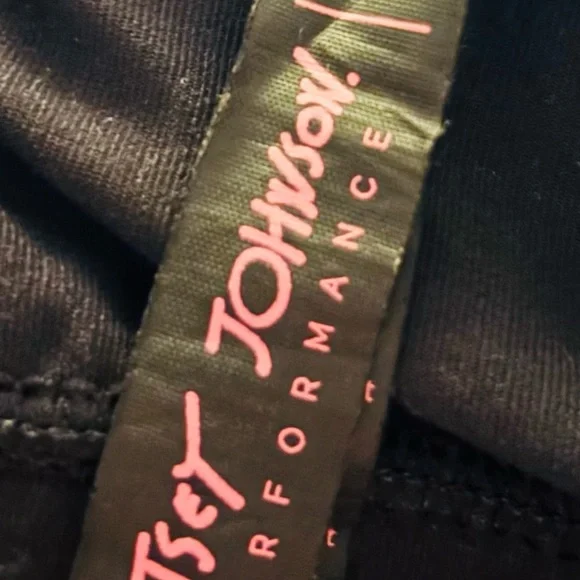 Betsey Johnson Triple Strap Sports Bra Black XS NWOT - Picture 3 of 3